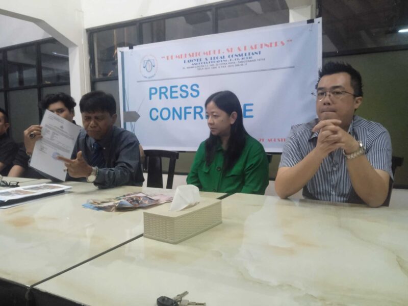 Dugaan adanya mafia hukum dalam proses peradilan yang penuh rekayasa di Pengadilan Negeri Serang, ternyata melibatkan unsur penegak dan pelayan hukum lain, selain hakim, sabtu (24/8/2024) 