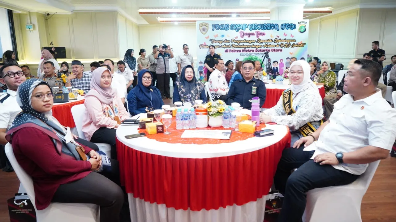 Polres Metro Jakarta utara menggelar FGD (focus group discussion) dengan