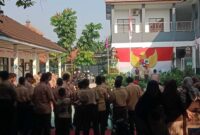 Keterangan poto : Antusiasme Peserta Didik SKh Negeri 01 Lebak dalam mengikuti Upacara HUT Pramuka ke 63 Tahun 2024 pada 14/8/2024