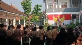 Keterangan poto : Antusiasme Peserta Didik SKh Negeri 01 Lebak dalam mengikuti Upacara HUT Pramuka ke 63 Tahun 2024 pada 14/8/2024