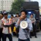 Keterangan foto : Ketua Federasi Serikat Buruh Kerakyatan (FSBK) Sumatera Selatan, Irman Bunawolo, Jumat (16/8/2024) 