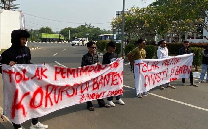 Waduh, Aliansi Mahasiswa Banten Tolak Dinasti Politik I Teras Media