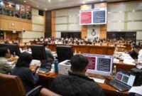 Keterangan foto : Menteri Hukum dan HAM, Supratman Andi Agtas, memaparkan bahwa pagu anggaran Kementerian Hukum dan Hak Asasi Manusia, (Rabu, 4/9/2024)