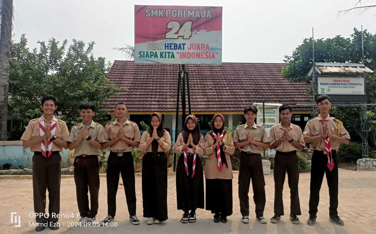 Tiga Pasang Calon Ketua OSIS Maju Mencalonkan Diri Jadi Ketua OSIS SMK PGRI Maja Masa Bakti 2024 - 2025 I Teras Media