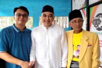 Keterangan foto : Koordinator Relawan Manis Kabupaten Tangerang Sodik Nur Al Bantani bertemu Ahmed Zaki Iskandar, Minggu (8/9/2024)
