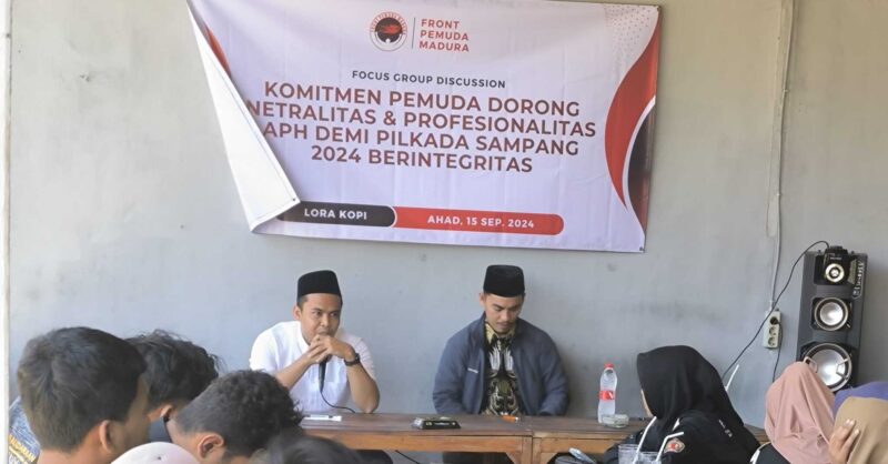 Ketua Front Pemuda Madura (FPM), Muchlas Samorano, Minggu (15/9/2024)