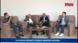 Nugraha Bratakusumah, penasihat hukum Yayasan Trisakti kepada wartawan, Minggu (22/9/2024) di Jakarta.