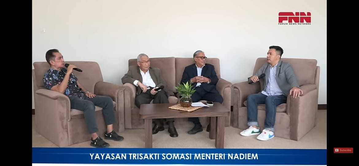 Nugraha Bratakusumah, penasihat hukum Yayasan Trisakti kepada wartawan, Minggu (22/9/2024) di Jakarta.