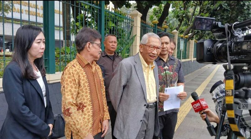 Keterangan foto :Yayasan trisakti di soroti, Jumat (27/9/2024) 