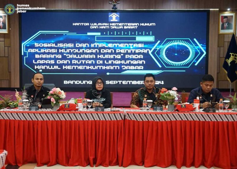 Keterangan foto : Kemenkumham Jabar Sosialisasikan 