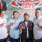 Calon Gubernur Banten nomor urut 2, Andra Soni mengunjungi markas DPD Gerakan Rakyat Indonesia Bersatu (GRIB) Jaya Provinsi Banten, di Kawasan Cipondoh, Kota Tangerang, pada Jumat (27/9/2024).