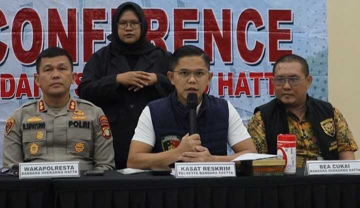 Keterangan foto : Kasat Reskrim Polresta Bandara Soekarno-Hatta, Kompol Reza Fahlevi, Senin (19/9/2024)