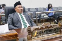Keterangan foto : Wakil Ketua Fraksi PPP - PSI DPRD Banten, Musa Weliansyah, Minggu (22/9/2024) 