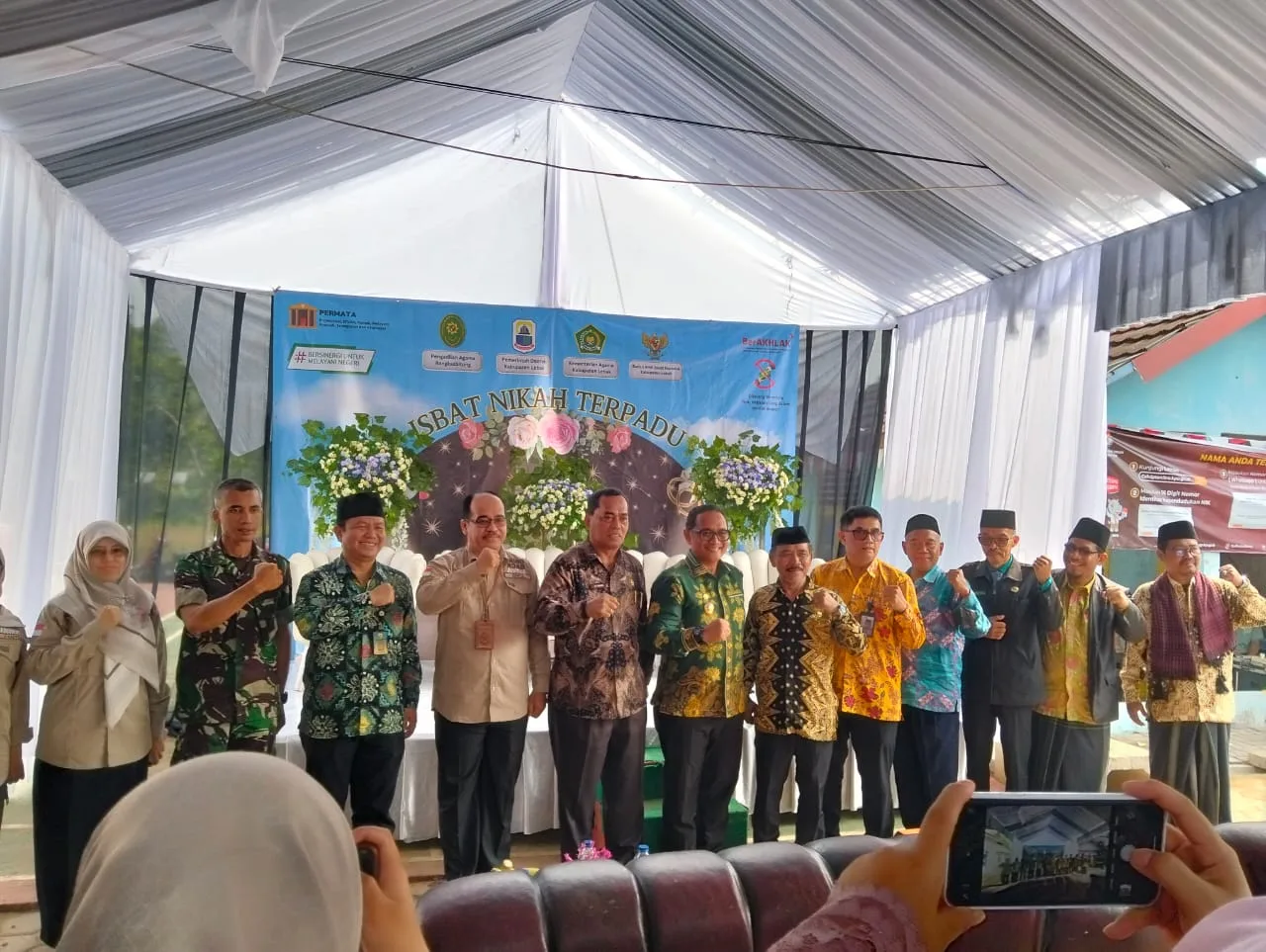 Pj Bupati Lebak Hadiri Acara Sidang Isbat Nikah Terpadu di Desa Jagabaya