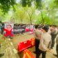 Ratusan Forum Aspirasi Masyarakat Tangerang Utara (FAMTU) gelar unjuk rasa di Markas Polresta Tangerang Polda Banten,