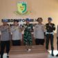 Keterangan foto : Polres Lebak Berikan Ucapan Selamat HUT TNI ke 79 ke Denpom III/4-1 Lebak, (Sabtu, 5/10/2024) 