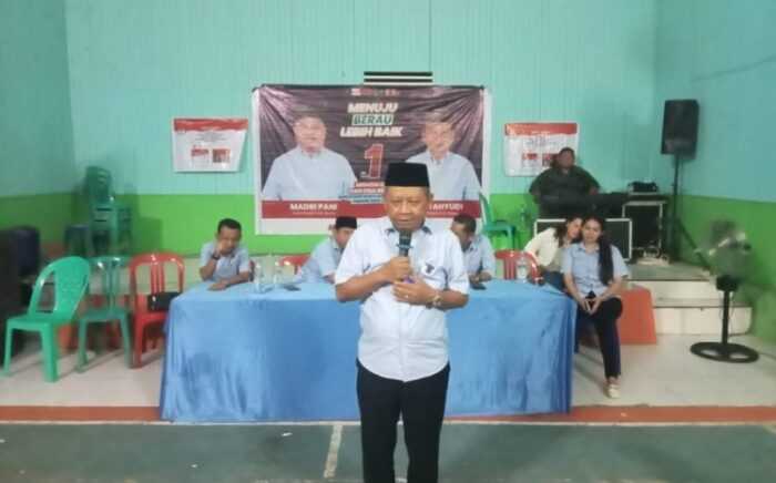 Calon Wabup Berau Agus Wahyudi Kampanye di BPU Kampung Karangaan