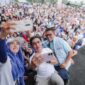 Keterangan foto : Andra Soni kampanye bareng Iti Jayabaya dan Charlie Van Houten di lebak, (Selasa, 8/10/2024) 