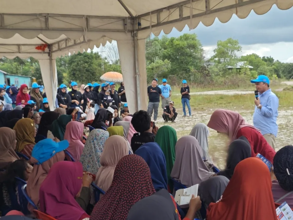 Agus Wahyudi Kampanye di Pulau Derawan Paparkan Visi dan Misi