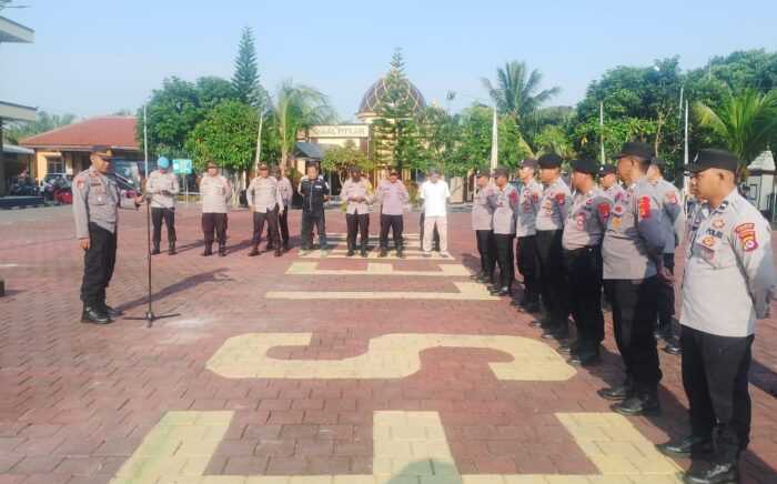 Polres Lebak Gelar Apel Persiapan Pengamanan Kampanye Terbatas Paslon Gubernur Banten