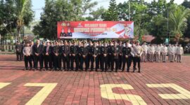 Keterangan foto : apolres Lebak Pimpin Upacara Hari Sumpah Pemuda ke-96 di Lapangan Mapolres Lebak, (Senin, 28/10/2024) 