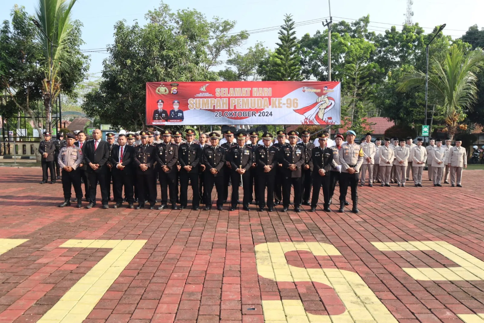 apolres Lebak Pimpin Upacara Hari Sumpah Pemuda ke-96 di Lapangan Mapolres Lebak