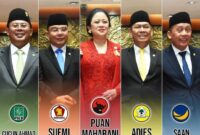 Keterangan foto : Pimpinan DPR RI Periode 2024-2029 Resmi Dilantik, (Rabu, 2/10/2024)