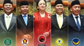 Keterangan foto : Pimpinan DPR RI Periode 2024-2029 Resmi Dilantik, (Rabu, 2/10/2024) 