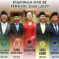 Keterangan foto : Pimpinan DPR RI Periode 2024-2029 Resmi Dilantik, (Rabu, 2/10/2024) 