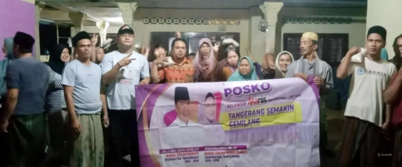 Relawan Manis Desa Kemuning Deklarasi Maesyal - Intan Untuk Tangerang Semakin Gemilang I Teras Media