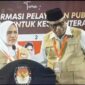 Keterangan foto : pasangan calon petahana, Fifian Adeningsi Mus dan Saleh Marasabessy (FAM-SAH) dengan penuh optimisme dan semangat memaparkan visi-misi mereka, Selasa (18/11/2024) 