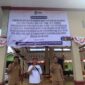 Pemerintah Desa Aliyan memasang baliho didepan aula desa, dimana berisi tentang permohonon maaf terkait tidak turunnya Dana Desa tahun 2024.