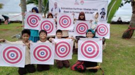 Keterangan foto : Atlit Panah di Lebak, Minggu (31/11/2024) 