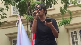 Keterangan foto : Ketua Bidang Pemberdayaan Perempuan Pengurus Besar Forum Mahasiswa Maluku Utara (PB FORMMALUT) Jabodetabek sekaligus kader Liga Mahasiswa Nasional untuk Demokrasi (LMND), Inggrid Nola