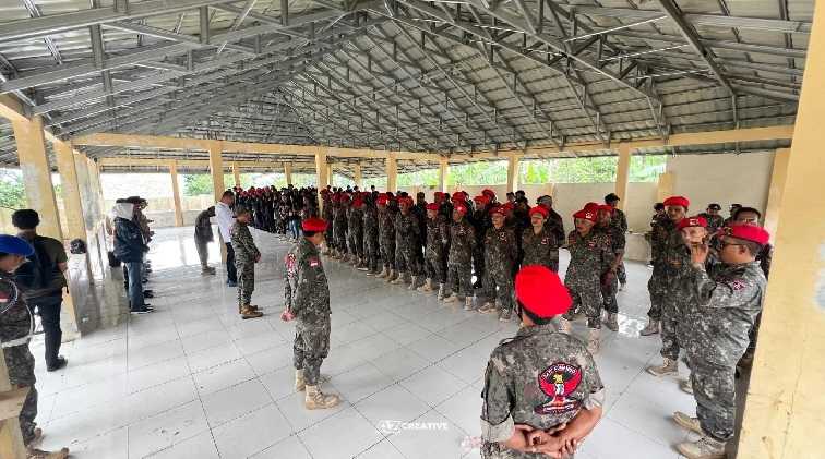 Ratusan Anggota GRIB Cibereum Siap Kawal Kemenangan AYEUNA di Pilwalkot Sukabumi