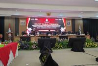 Keterangan foto : Pleno KPU Banten, Minggu (8/12/2024)