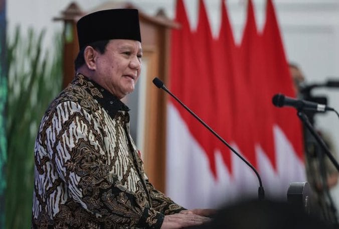 Keterangan foto : Presiden Prabowo Subianto, Selasa (20/1/2025) 