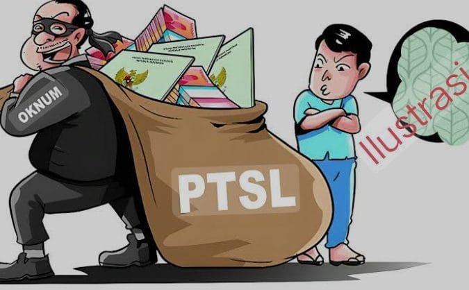 Keterangan poto : Ilistrasi Pembuatan Program PTSL 