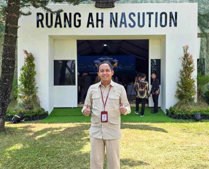 Keterangan foto : Menteri Kehutanan Lingkungan Hidup dan Kehutanan (KLHK) RI Raja Juli Antoni, Selasa (10/3/2025) 