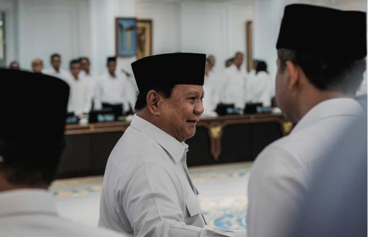 Keterangan foto : Presiden Prabowo Subianto, Kamis (17/4/2025) 