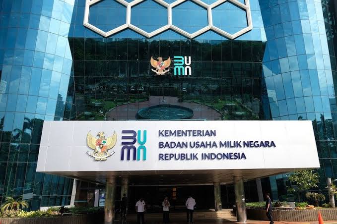 Keterangan Foto : Kantor Krmentrian Badan Usaha Milik Negara Republik Indonesia.