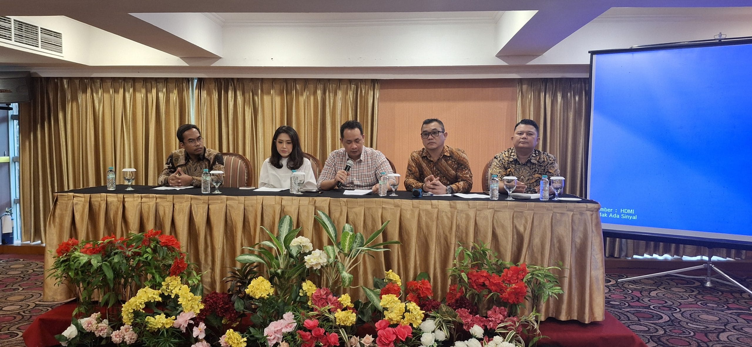 Keterangan foto : Kuasa Hukum Muhammad Marzuki saat konferensi pers di Hotel Ambhara, Kamis (14/8/2025)