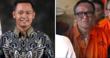 Keterangan foto : Kader Gerindra Nistra Yohan Aman dan Emanuel Ebenezer, Sabtu (23/8/2025)