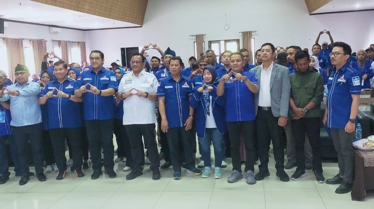 Keterangan foto : Demokrat Jawa Barat konsolidasi terus, Kamis (14/8/2025)