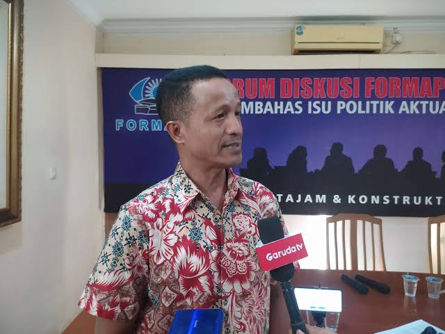 Foto: Peneliti Forum Masyarakat Peduli Parlemen Indonesia (Formappi), Lucius Karus.