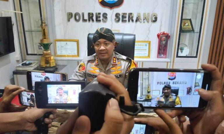 Keterangan foto: Kapolres Serang Polda Banten, AKBP Condro Sasongko, Kamis (18/9).