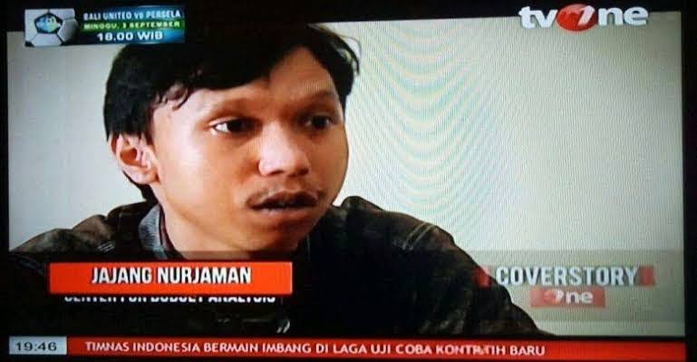 Foto: Jajang Nurjaman, Koordinator Lembaga Center for Budget Analysis (CBA).