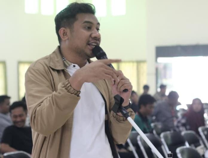 Keterangan foto: Wempy Habari, Ketua Bidang HUKUM dan HAM EN-LMND, Kamis (23/10/2025).
