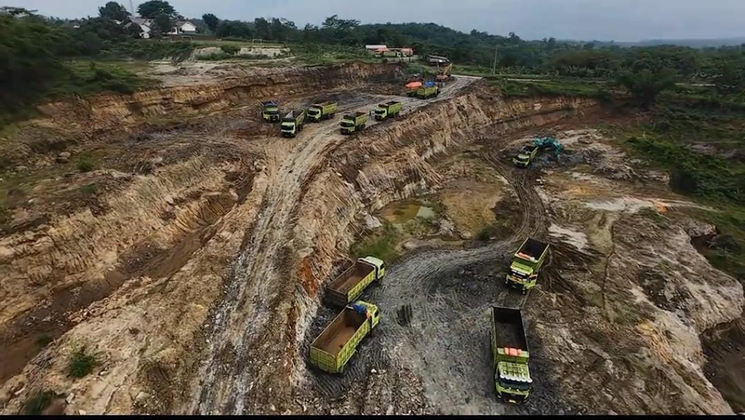 Foto: Tambang Galian C di Kabupaten Lebak