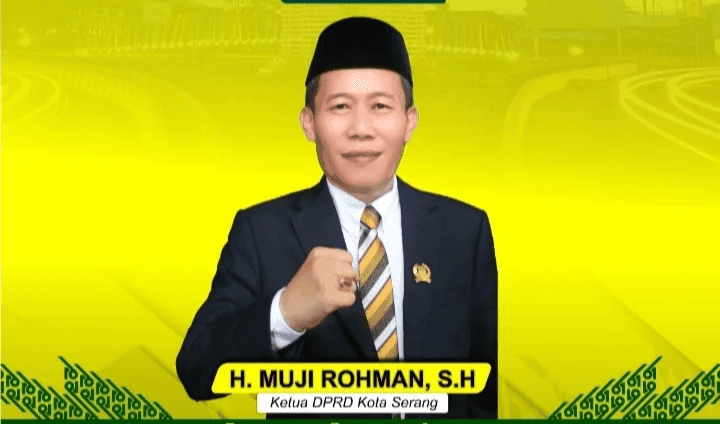 Keterangan foto: Muji Rohman, Ketua DPRD Kota Serang Provinsi Banten, Senin (24/11/2025).